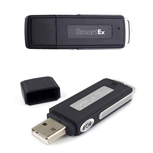 SMARTEX | Mini Registratore Vocale 8GB   150 ore USB Audio - microf...