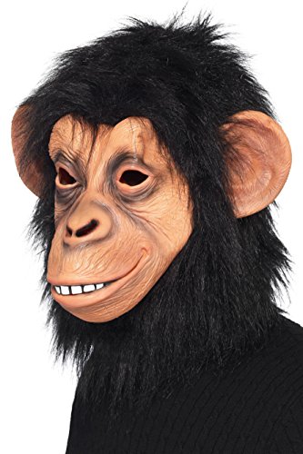 SMIFFYS Maschera da scimpanzé integrale...