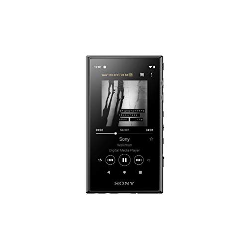 Sony NW-A105 - Lettore musicale Walkman Android 16GB con Display touch 3,6 , Hi-Res Audio, S-Master HX, DSEE HX, NFC, Bluetooth, Wi-Fi, Nero