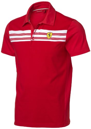 sportwear BRA5100003600220 Polo Classic Ferrari Red Stripes Dettaglio Scuderia, S