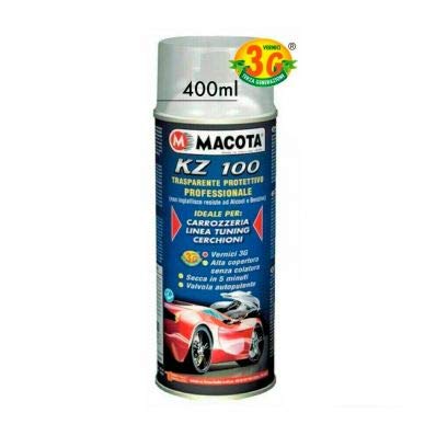 StickersLab - MACOTA KZ100 Trasparente Protettivo Professionale Vernice Spray 400ml (Trasparente lucido)