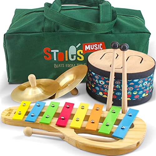 Stoie s Beats from the East - Set musicale in legno per bambini –...