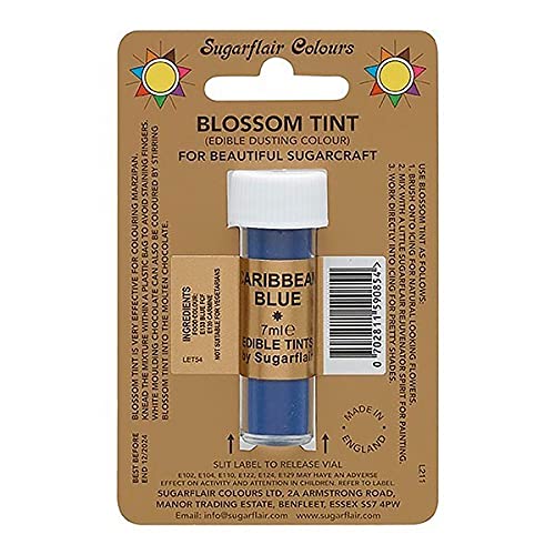 Sugarflair CARAIBI BLU Blossom Tint Colore Alimentare Commestibile Polvere