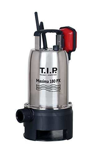 T.I.P. 30121 - Pompa sommersa per acque sporche Maxima 180 SX, acciaio INOX