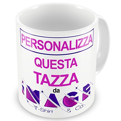 Tazza Mug Personalizzata con Foto, Logo, Testo o Immagini - decidi tu Cosa Stampare - Ideale per Compleanni, Feste, Eventi e ricorrenze. Stampa a 300 dpi ad altissima qualità