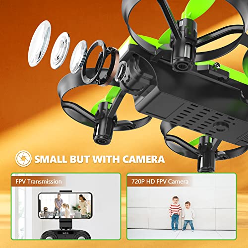 tech rc Mini Drone con Telecamera HD 720P Due Batterie di 20 Minuti...