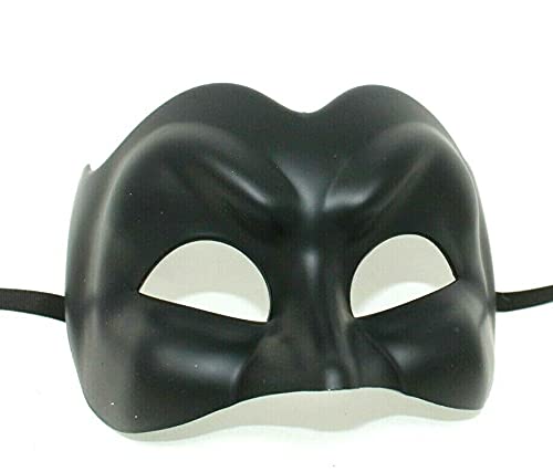 The Good Life - Maschera per occhi in stile Batman veneziano, da uomo, colore: nero