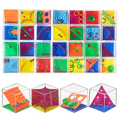 THE TWIDDLERS - 28 Mini Puzzle Box con Livelli Assortito - Rompicapo Giochi Adulti e Bambini Giochini Bimbi per Feste
