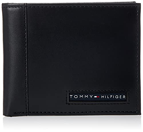Tommy Hilfiger Sw-915675-blk Portafoglio Bi-Fold, Black Cambridge, Taglia Unica Uomo