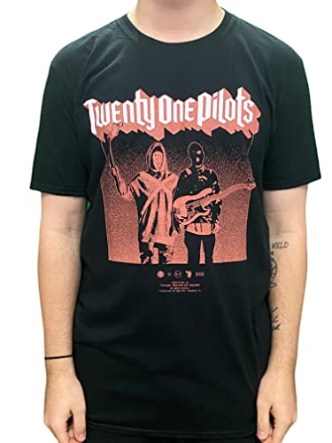 Twenty One Pilots T Shirt Torch Bearers Band Logo Trench Nuovo Ufficiale Uomo Size M
