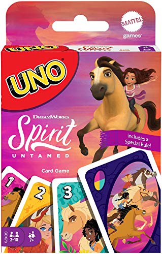 UNO, Gioco di Carte Versione Spirit, per Tutta la Famiglia, Giocattolo per Bambini 7+Anni, GXD73