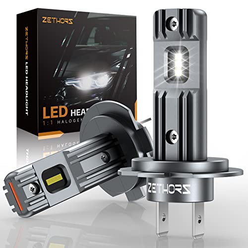 Zethors H7 LED Lampadine, 2Pcs Fari LED H7 Wireless 42W 10000LM 600...