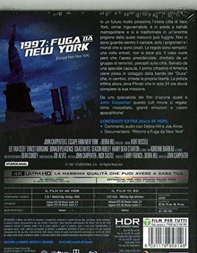 1997: Fuga Da New York (4K Ultra-HD+Blu-Ray) 4k Ultra-HD...