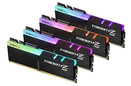 32GB G. Skill Trident Z RGB DDR4 3200MHz - Modulo memoria 32 GB (4 x 8 GB Memory Module, DDR4, 3200 MHz, nero)