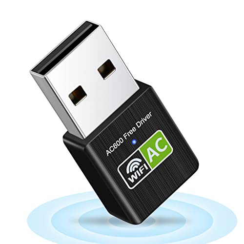 Adattatore USB WiFi, Chiavetta Ricevitore WiFi per PC fisso, 600Mbp...
