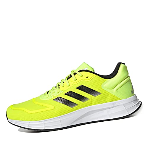 Adidas Duramo 10, Scarpe da running Unisex - Adulto, Solar Yellow Core Black Matte Silver, 40 2 3 EU