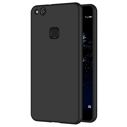 AICEK Cover per Huawei P10 Lite, Cover P10 Lite Nero Silicone Case ...