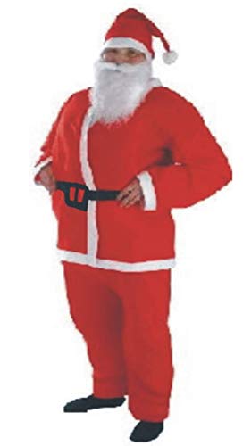 AJL Srl Costume Vestito Babbo Natale GRASSOTTELLO Vedi Misure