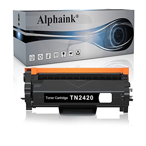 Alphaink Toner Compatibile con Brother TN2420 TN-2420 TN2410 per MFC L2710DW L2710DN L2730DW L2750DW HL-L23210D L2350DW L2370DN L2375DW DCP-L2510D L2530DW L2550DN (1 Nero)