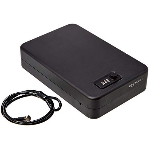Amazon Basics - Cassetta di sicurezza portatile, Chiusura con combinazione, XXL