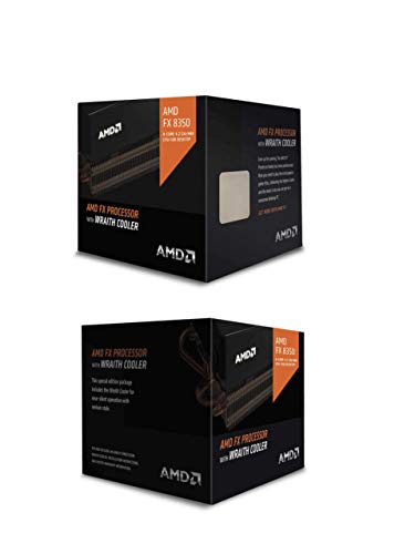AMD FD8350FRHKHBX – FX-8350 CPU con Wraith Cooler AM3 + 125 W 4.0 GHz 16 MB Cache 32 nm Black Edition