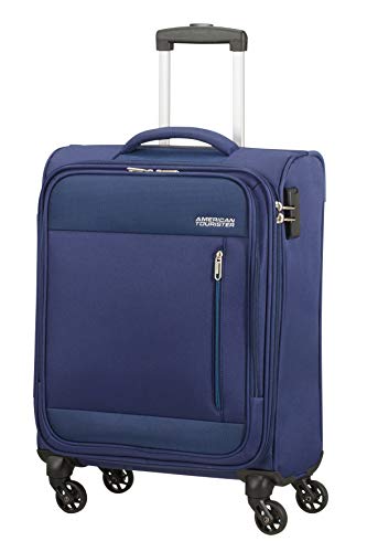 American Tourister Heat Wave - Zainetto a Mano Spinner S (55 cm - 3...