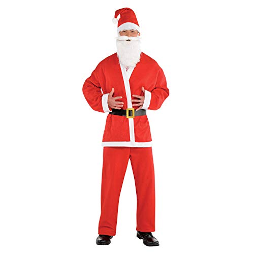 amscan 9907361 - Costume da Babbo Natale da uomo, taglia standard...