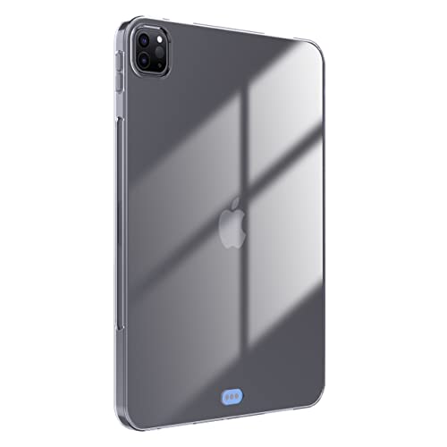 Anoowkoa Custodia Cover per Apple iPad Pro 12.9 (2022) CASE, Ultra Sottile Morbido TPU Trasparente Silicone Antiurto Protettiva Case Custodia con Assorbimento degli Urti e Anti-Graffio (Trasparente)