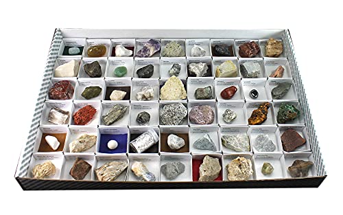 Arcoci Collezione di 54 minerali e rocce...