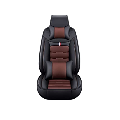 ASDDD Auto Coprisedili per Toyota C-HR 2016-2022 Cuoio su Misura PU Confortevole Seat Covers Protezioni Sedili Set Cuscini Interni Accessori