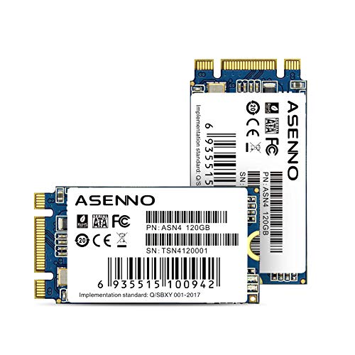 ASENNO SSD Solid State Drive Internal SSD M.2 2242 120GB SSD NGFF 1...