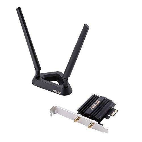 ASUS PCE-AX58BT Adattatore Wi-Fi 6 AX3000, Dual-Band, Bluetooth 5.0, OFDMA