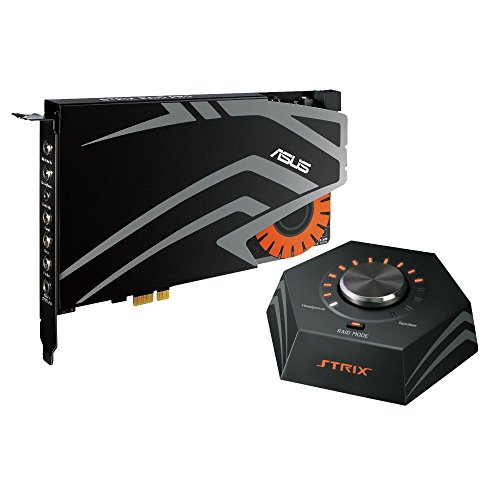 ASUS PCI-Ex Gaming Strix PRO. Scheda Audio a 7.1 Canali, Nero Antra...