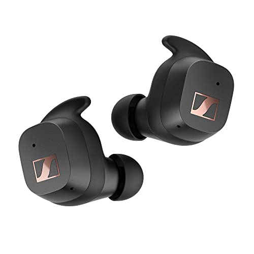 Auricolari Sennheiser SPORT True Wireless: cuffie In-Ear Bluetooth per uno stile di vita attivo, musica e chiamate con acustica adattabile, cancellazione attiva del rumore e controlli touch