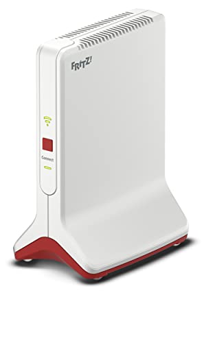AVM FRITZ!Repeater 6000 Edition International, Ripetitore - Wi-Fi 6 extender Triband con 2x 2.400 Mbit s (5 GHz) & 1.200 Mbit s (2,4 GHz), Mesh, Access Point, 2x Gigabit LAN, Interfaccia in italiano