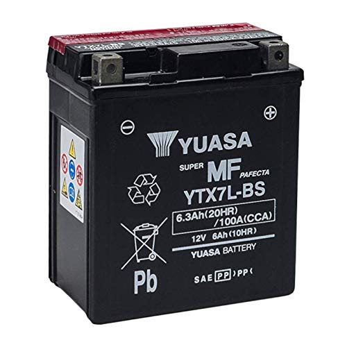 Batteria sigillata Y uasa YTX7L-BS 12 V 6 Ah 100 CCA