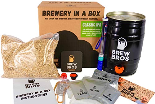 Birrificio in una scatola - IPA classico | Kit per la produzione di birra riutilizzabile tutto il grano