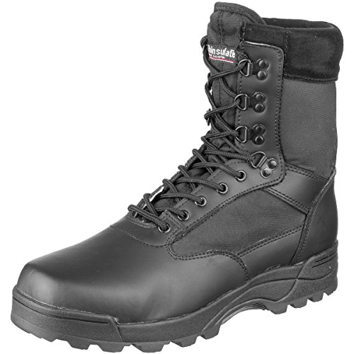 Brandit 9 Eyelet Tactical Boots, Stivali Militari Uomo, Schwarz, 43 EU