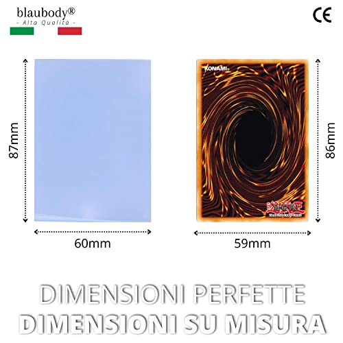 Bustine Protettive Yugioh Carte x50 (86*59 mm) Buste Protettive Man...