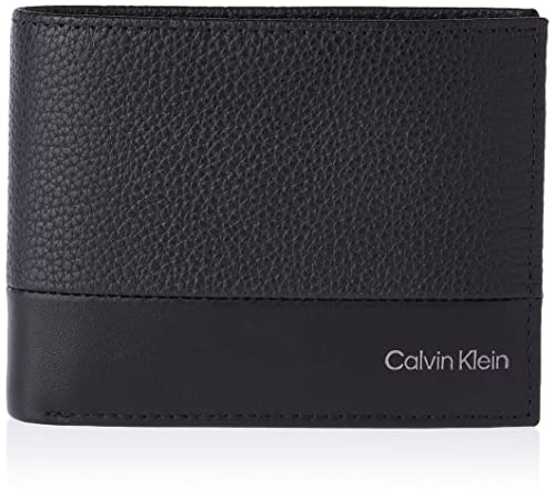 Calvin Klein Subtle Mix Bifold 5cc W Coin Uomo, CK Black, Taglia Unica