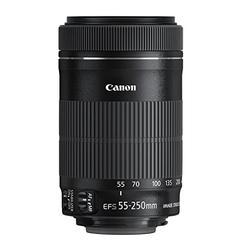 Canon EF-S 55-250mm f 4.0-5.6 IS STM + ET-63 + Lens Cloth