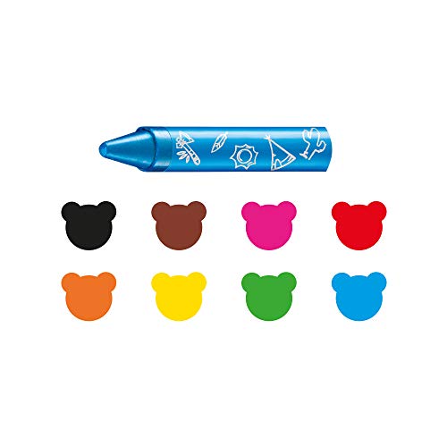 Carioca Baby Wild Crayons | 42892 - Pastelli a Cera Maxi per Bambin...
