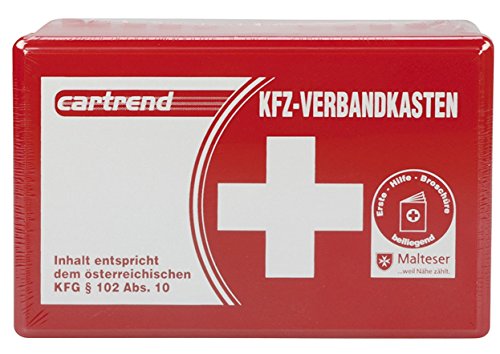 Cartrend 50209 - Kit di pronto soccorso per auto, conforme alla KFG 102 ABS 10
