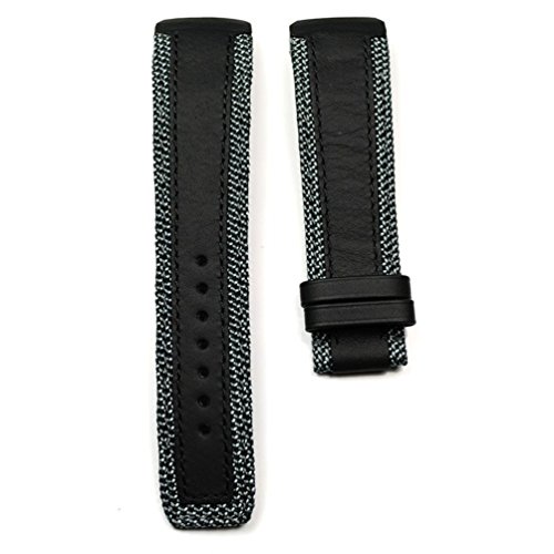 Cinturino in pelle, Colore: Nero, Mod. T610035309, per Orologio Tissot T-Touch Expert Solar Mod. T091420A