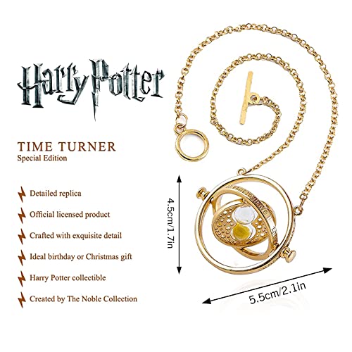 Collana con clessidra Harry Potter, 2 pezzi, collana Hermione Time-...
