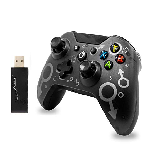 Controller wireless Xbox One e Xbox one s x joystick supporto PC per Windows 7 8 10 gamepad PS3 xbox series x, Doppial-vibrazione, design più ergonomico