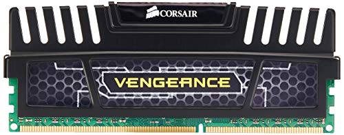Corsair CMZ8GX3M1A1600C9 Vengeance Memoria per Desktop a Elevate Prestazioni da 8 GB (1x8 GB), DDR3, 1600 MHz, CL9, con Supporto XMP, Nero