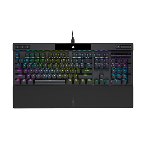 Corsair K70 RGB PRO tastiera da gioco meccanica, LED RGB retroilluminato, interruttori chiave CHERRY MX marrone, nero