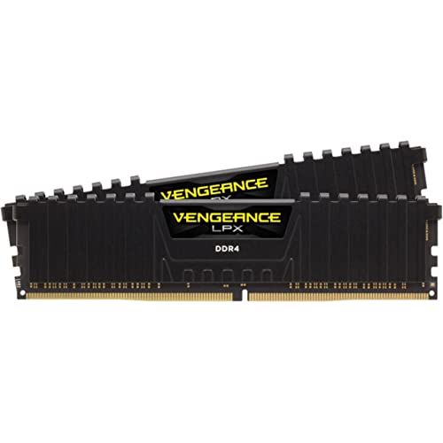 Corsair Vengeance LPX - Memoria da 64 GB (2 x 32 GB) DDR4 3200 (PC4-25600) C16 1,35 V, colore: Nero