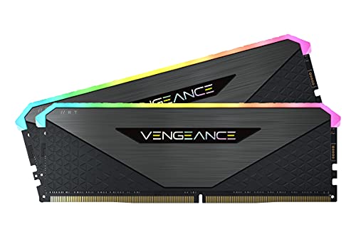 Corsair Vengeance RGB RT 32 GB (2 x 16 GB), DDR4 4000MHz C18 Memoria per Desktop, Illuminazione RGB Dinamica, Ottimizzato per AMD 300 400 500 Series, Compatibile con Intel 300 400 500 Series, Nero
